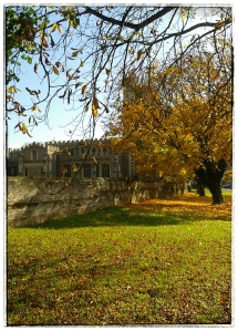 Cardington church autumn